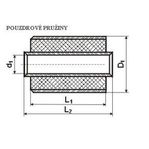 SILENTBLOK PRUZINA PUZDROVA 12x30/36(40)