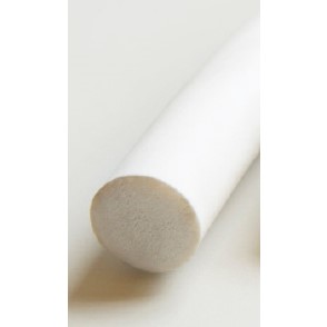 Profil kruhový  10,00 mm MVQ mikroporézny 0,25g/cm3 biela  