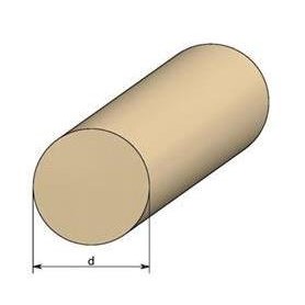 Profil kruhový   2,62 mm MVQ 60 biela°