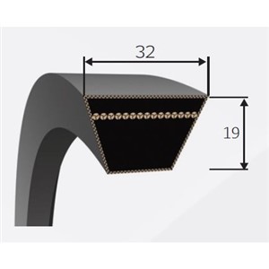 KLINOVÝ REMEŇ 32 19  9500 Li/9575 Lw  Rubena