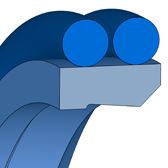 Stierací krúžok 100 x112,2 x 7,7/8,1  PT1